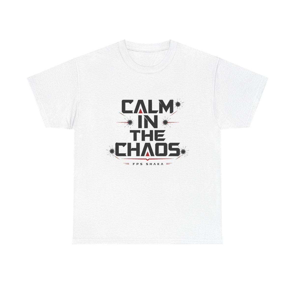 FPS Shaka "Calm In The Chaos" Unisex Tee - alternate angle 3, merchandise