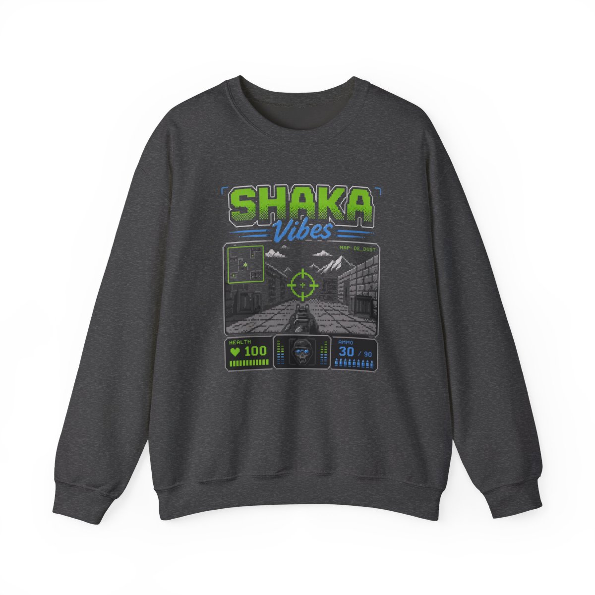 FPS Shaka "SHAKA Vibes" Crewneck - alternate angle 3, merchandise