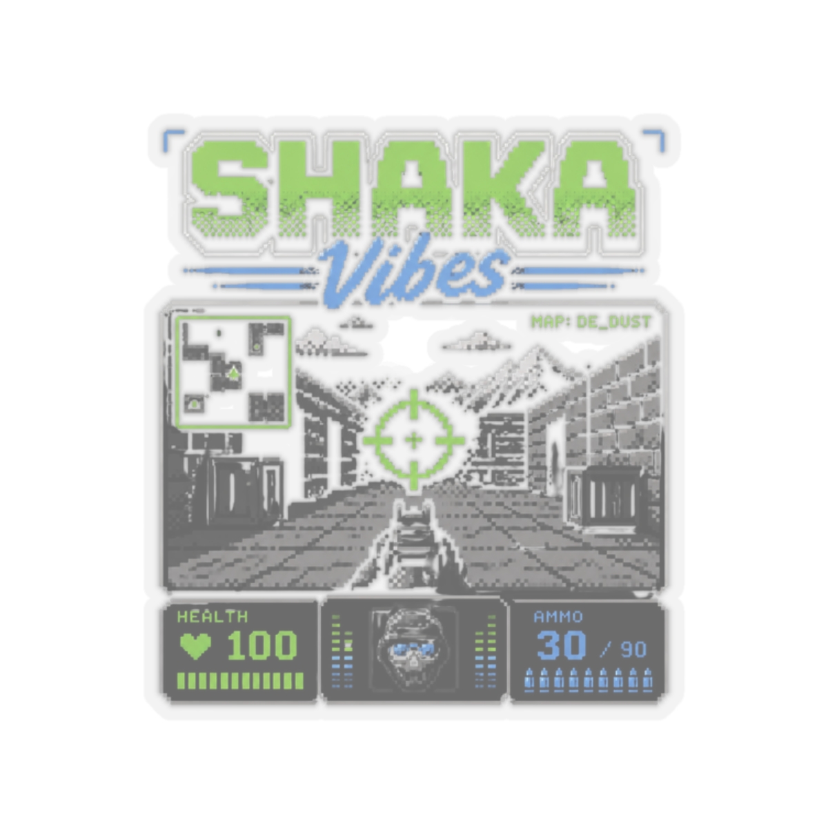 FPS Shaka "SHAKA Vibes" Sticker