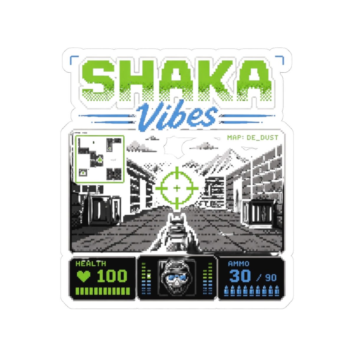FPS Shaka "SHAKA Vibes" Sticker