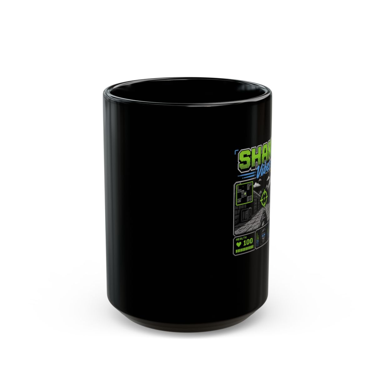 FPS Shaka "SHAKA Vibes" Black Mug - alternate angle 1, merchandise