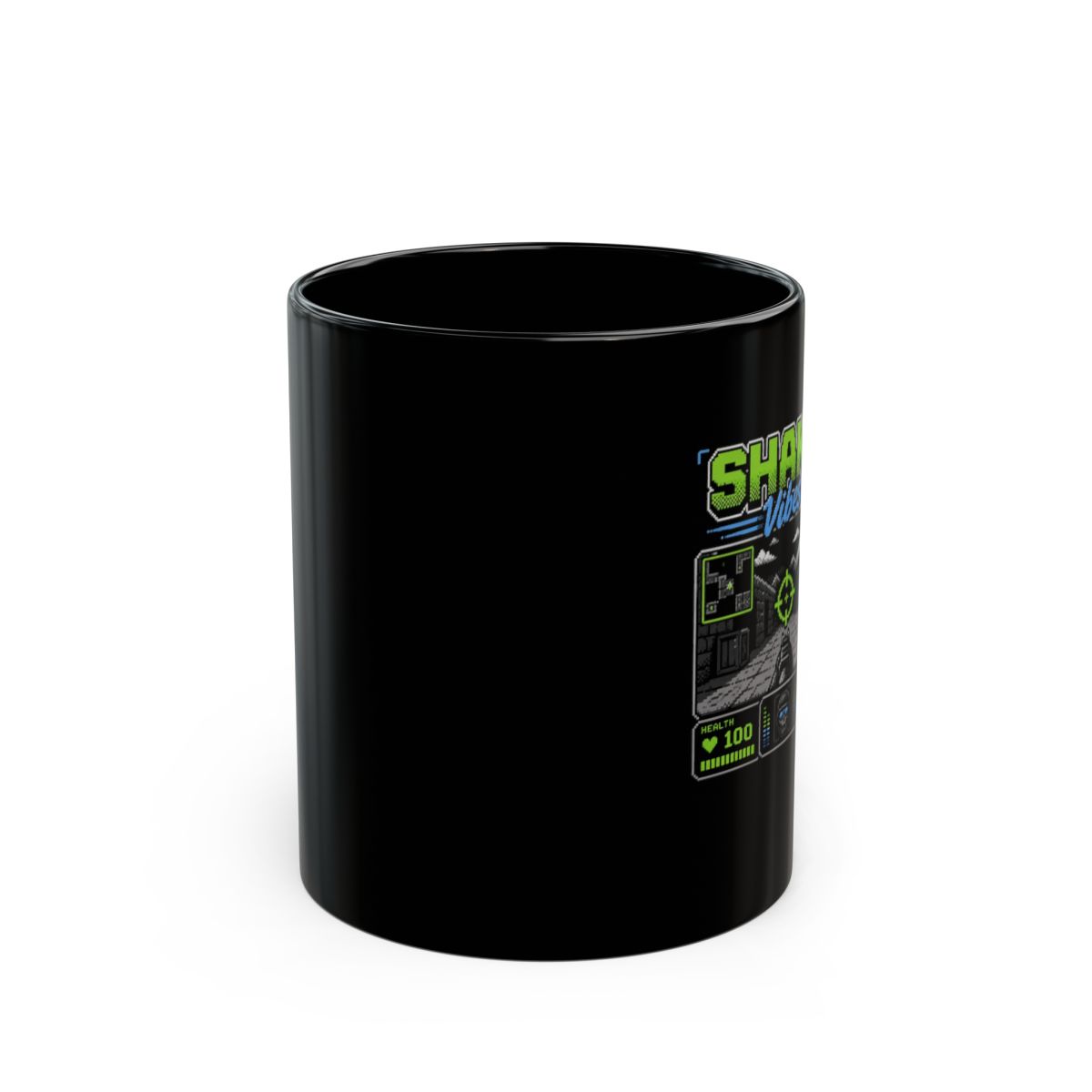 FPS Shaka "SHAKA Vibes" Black Mug - alternate angle 2, merchandise