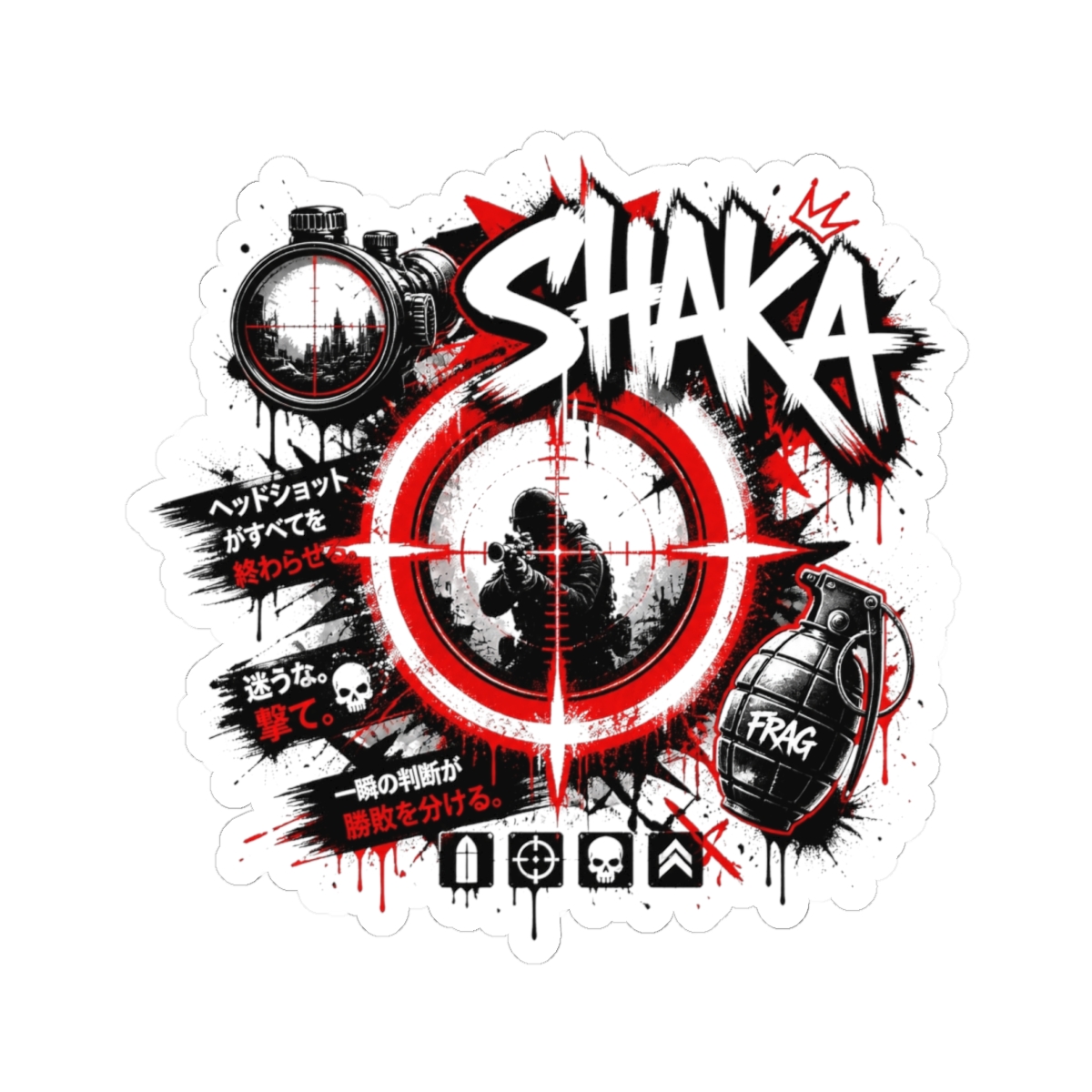 FPS Shaka "SHAKA" Sticker